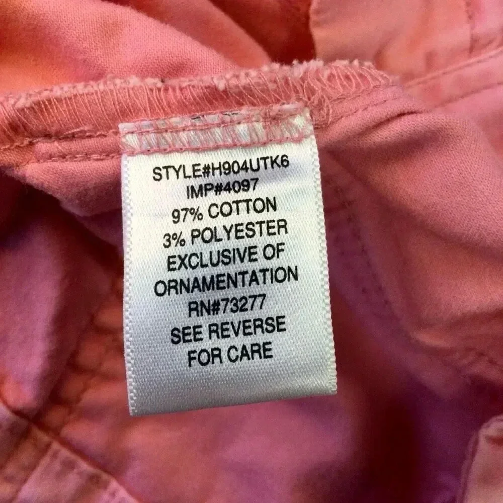 Candies Girls‎ Kids Pink Long Sleeve Pockets Collared Button Down Jacket Size XL